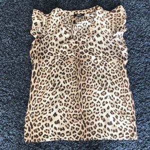 Leopard print blouse